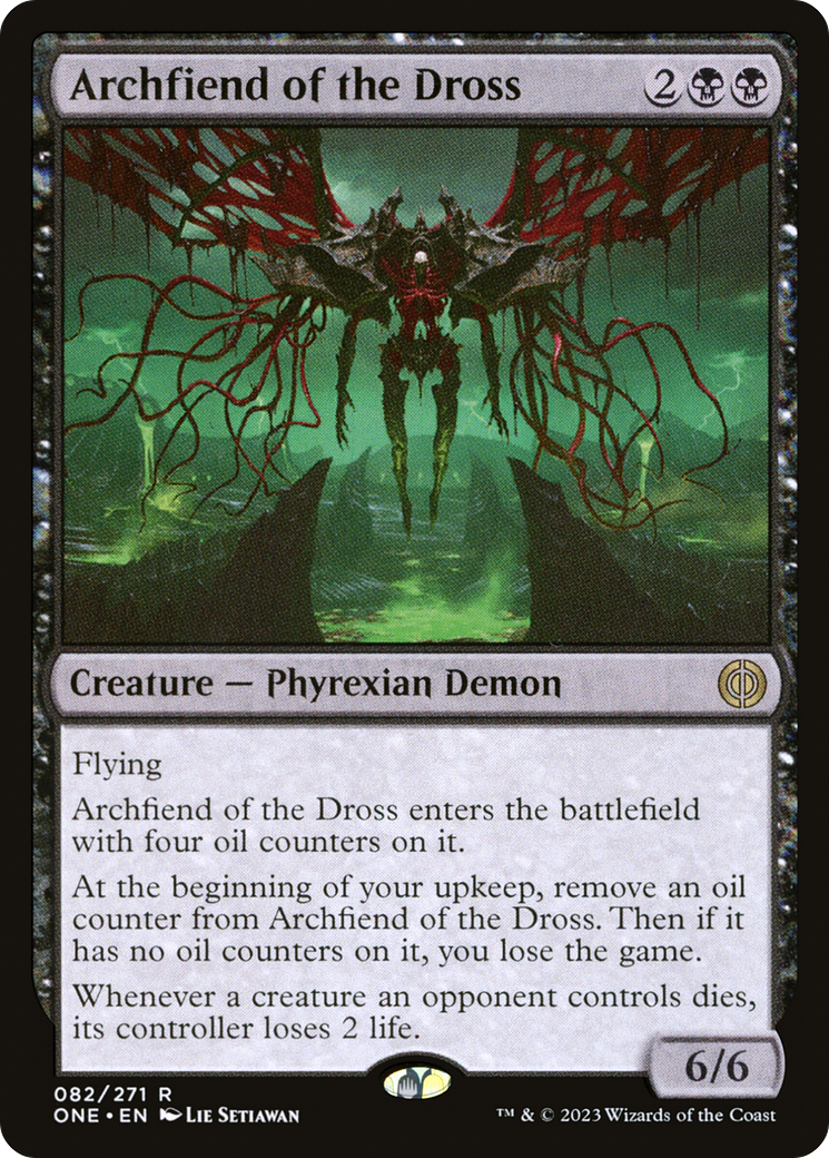 Archfiend of the Dross [Phyrexia: All Will Be One] | Deep Dive Games St. Marys