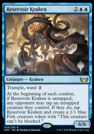 Reservoir Kraken (Promo Pack) [Streets of New Capenna Promos] | Deep Dive Games St. Marys