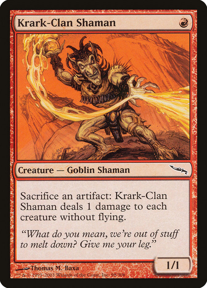 Krark-Clan Shaman [Mirrodin] | Deep Dive Games St. Marys