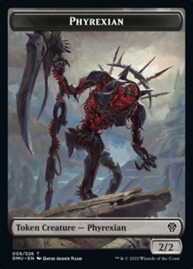 Phyrexian Token [Dominaria United Tokens] | Deep Dive Games St. Marys