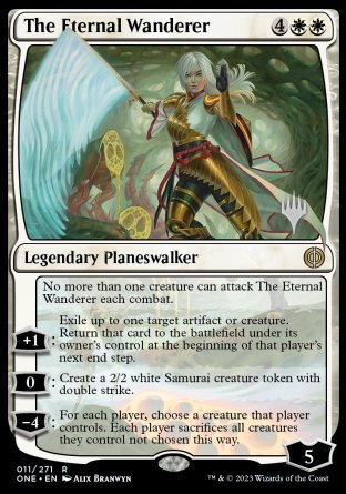 The Eternal Wanderer (Promo Pack) [Phyrexia: All Will Be One Promos] | Deep Dive Games St. Marys