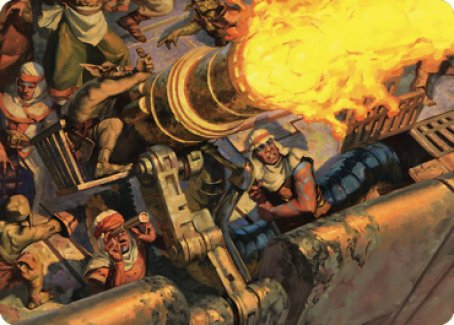 Mana Cannons Art Card [Dominaria United Art Series] | Deep Dive Games St. Marys