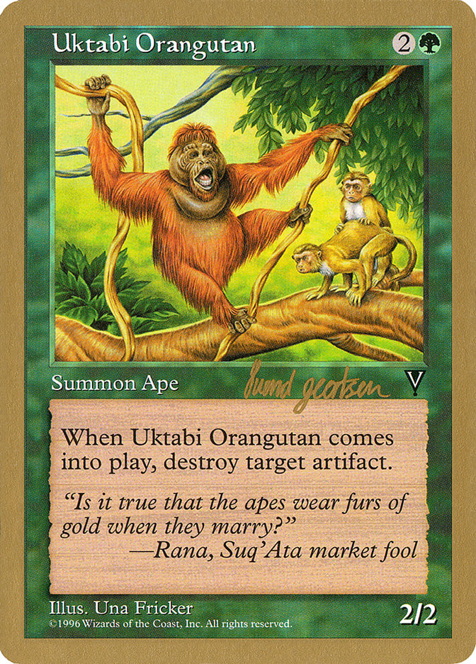 Uktabi Orangutan (Svend Geertsen) (SB) [World Championship Decks 1997] | Deep Dive Games St. Marys