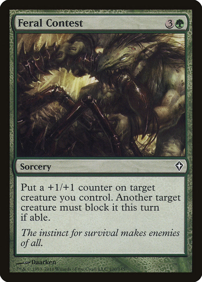 Feral Contest [Worldwake] | Deep Dive Games St. Marys