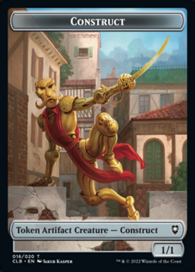 Construct Token [Commander Legends: Battle for Baldur's Gate Tokens] | Deep Dive Games St. Marys