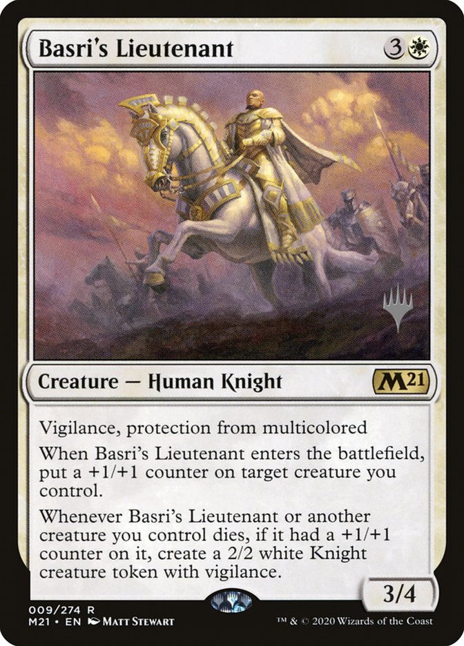 Basri's Lieutenant (Promo Pack) [Core Set 2021 Promos] | Deep Dive Games St. Marys