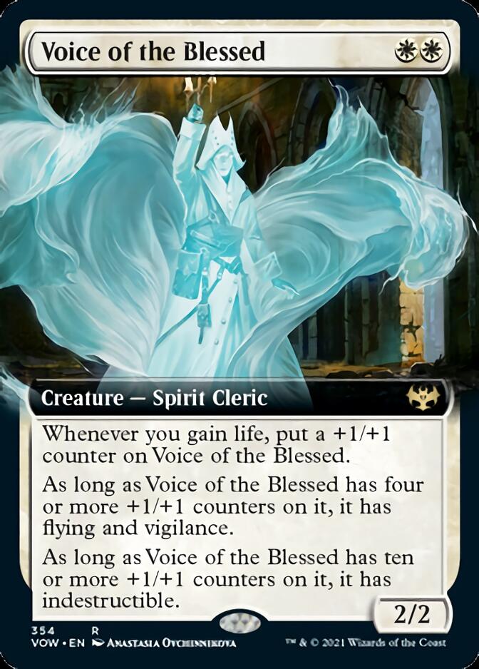 Voice of the Blessed (Extended Art) [Innistrad: Crimson Vow] | Deep Dive Games St. Marys