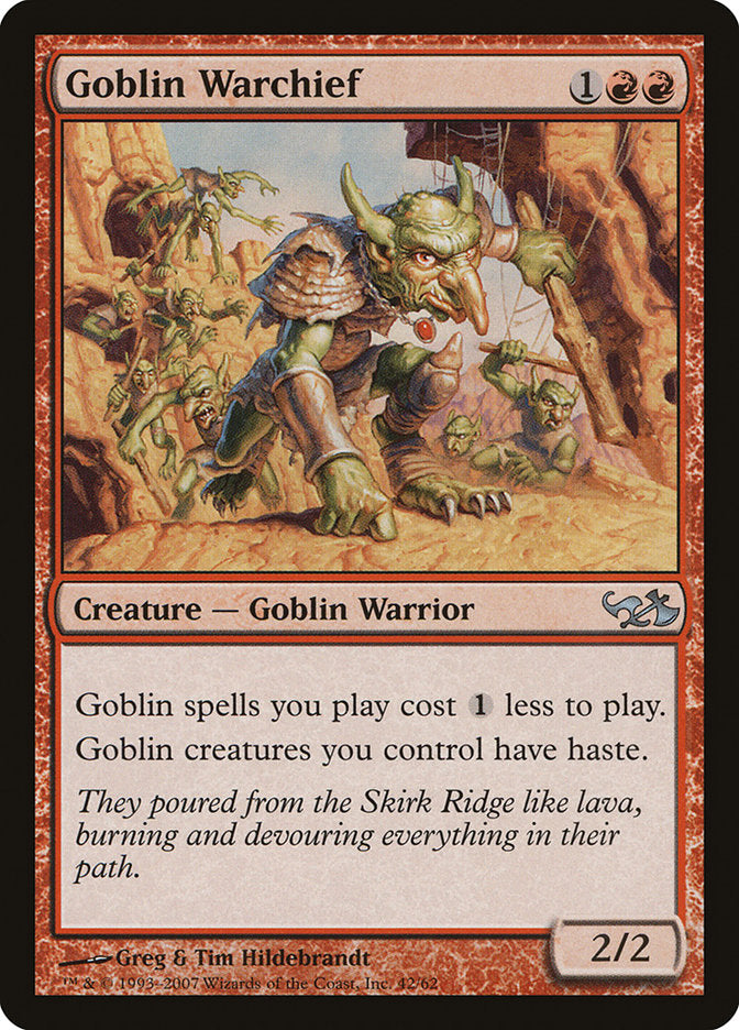 Goblin Warchief [Duel Decks: Elves vs. Goblins] | Deep Dive Games St. Marys