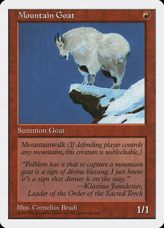 Mountain Goat [Fifth Edition] | Deep Dive Games St. Marys