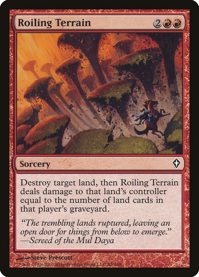 Roiling Terrain [Worldwake] | Deep Dive Games St. Marys