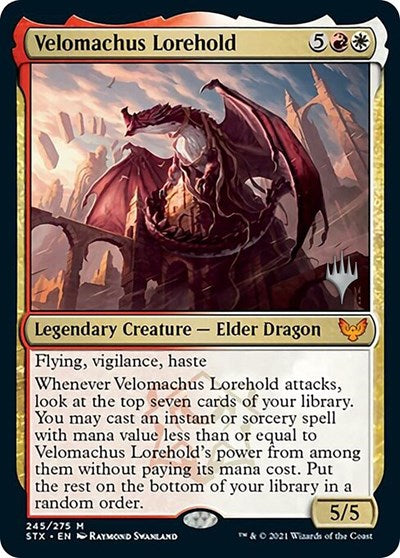 Velomachus Lorehold (Promo Pack) [Strixhaven: School of Mages Promos] | Deep Dive Games St. Marys