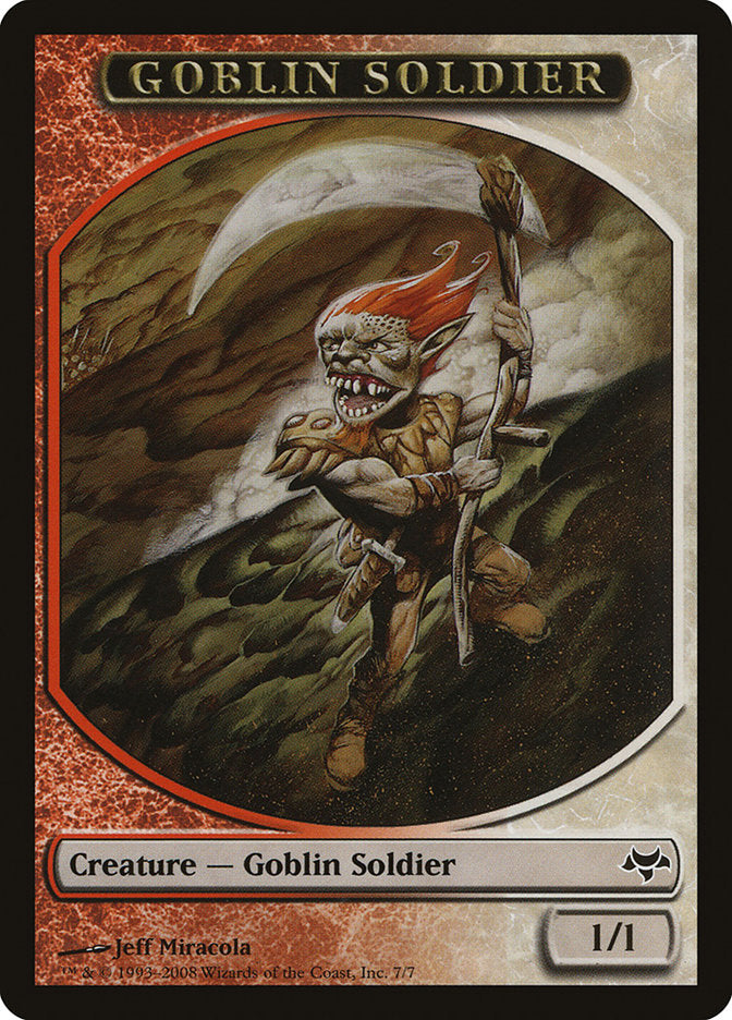 Goblin Soldier Token [Eventide Tokens] | Deep Dive Games St. Marys