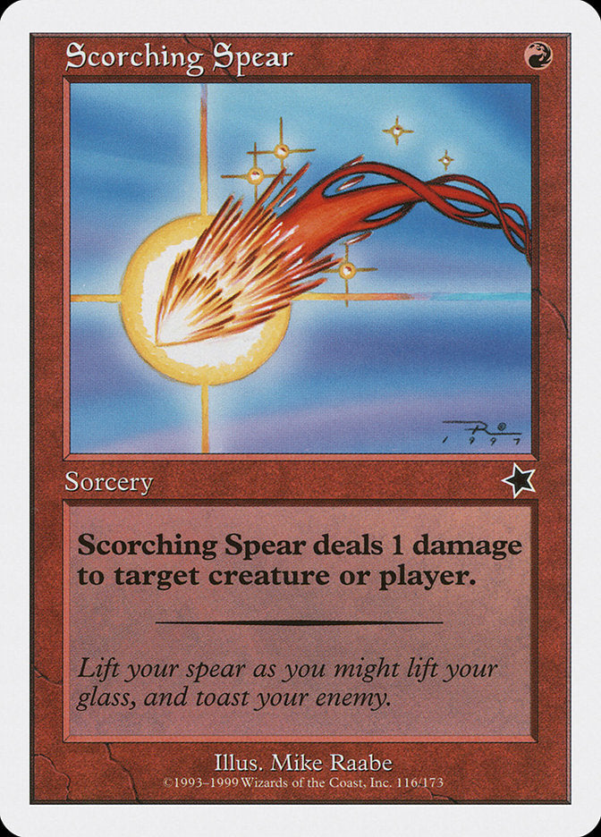Scorching Spear [Starter 1999] | Deep Dive Games St. Marys