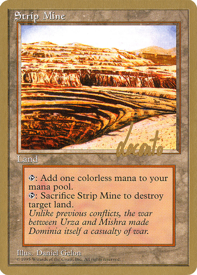 Strip Mine (Michael Loconto) [Pro Tour Collector Set] | Deep Dive Games St. Marys