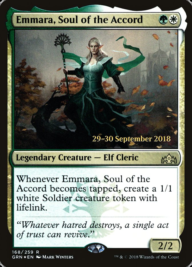 Emmara, Soul of the Accord [Guilds of Ravnica Prerelease Promos] | Deep Dive Games St. Marys