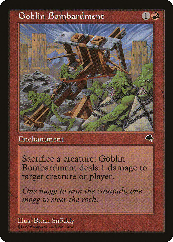 Goblin Bombardment [Tempest] | Deep Dive Games St. Marys