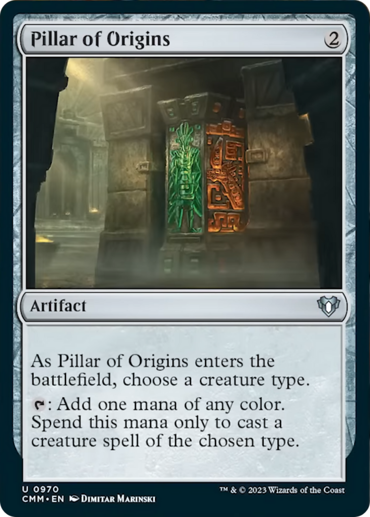 Pillar of Origins [Commander Masters] | Deep Dive Games St. Marys