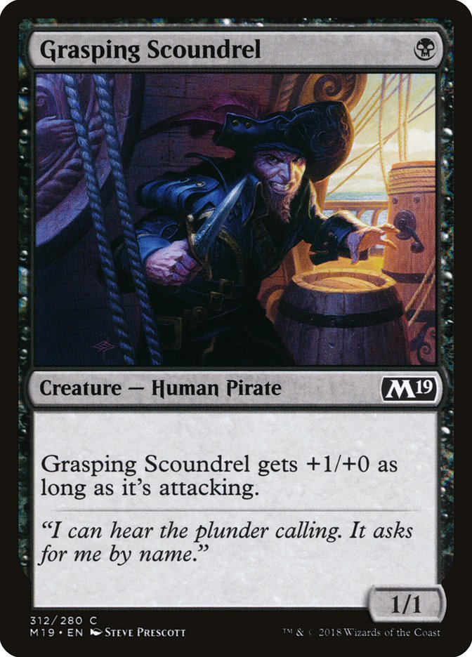 Grasping Scoundrel [Core Set 2019] | Deep Dive Games St. Marys