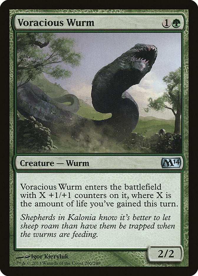 Voracious Wurm [Magic 2014] | Deep Dive Games St. Marys