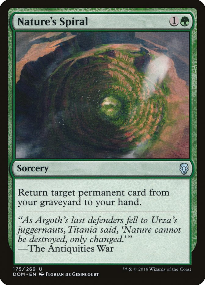 Nature's Spiral [Dominaria] | Deep Dive Games St. Marys