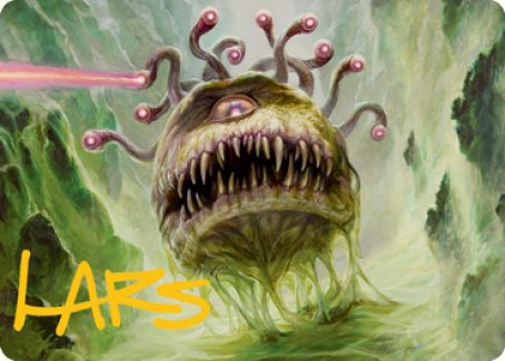 Beholder Art Card (Gold-Stamped Signature) [Dungeons & Dragons: Adventures in the Forgotten Realms Art Series] | Deep Dive Games St. Marys