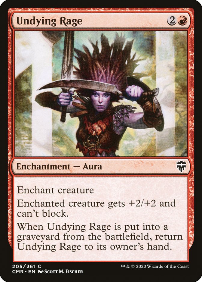 Undying Rage [Commander Legends] | Deep Dive Games St. Marys