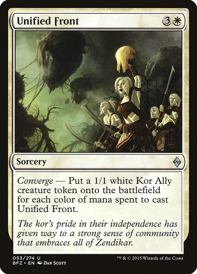 Unified Front [Battle for Zendikar] | Deep Dive Games St. Marys