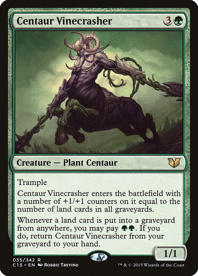 Centaur Vinecrasher [Commander 2015] | Deep Dive Games St. Marys