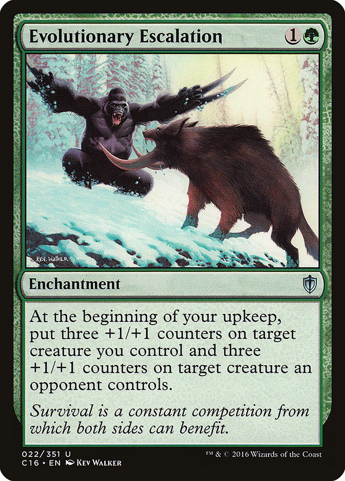 Evolutionary Escalation [Commander 2016] | Deep Dive Games St. Marys