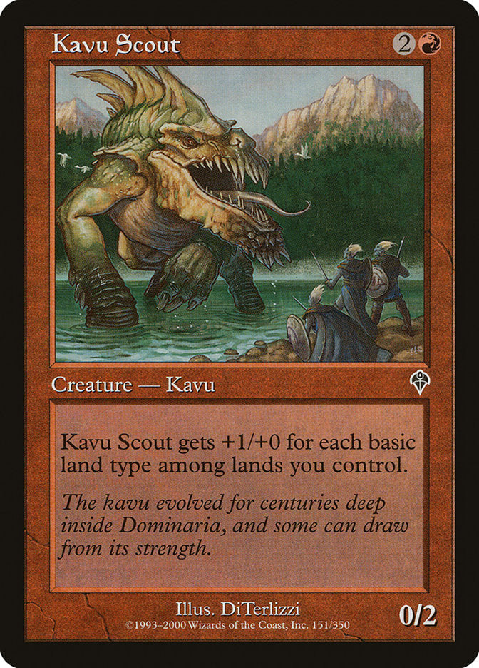 Kavu Scout [Invasion] | Deep Dive Games St. Marys