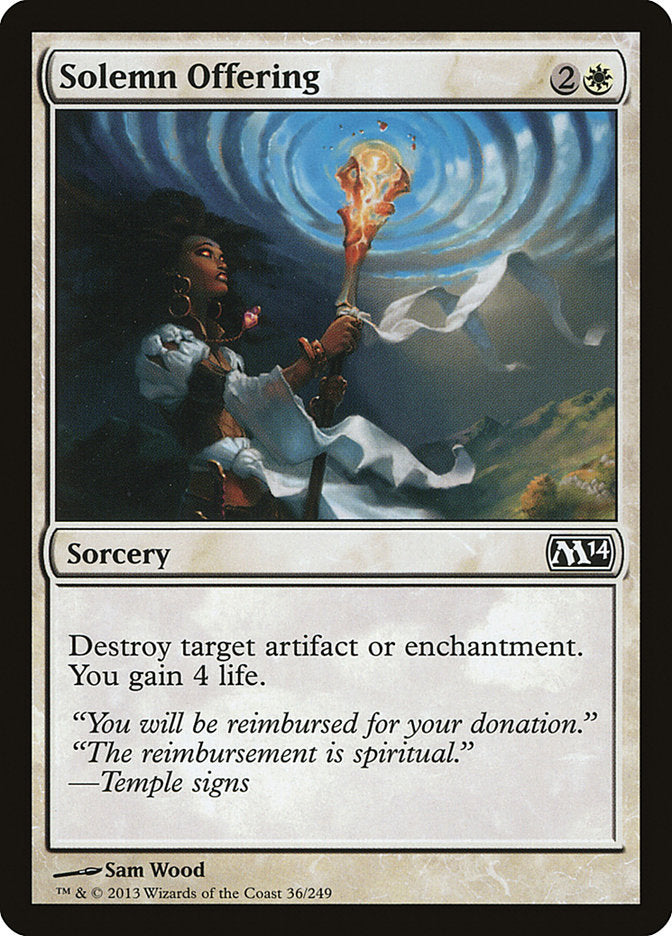Solemn Offering [Magic 2014] | Deep Dive Games St. Marys