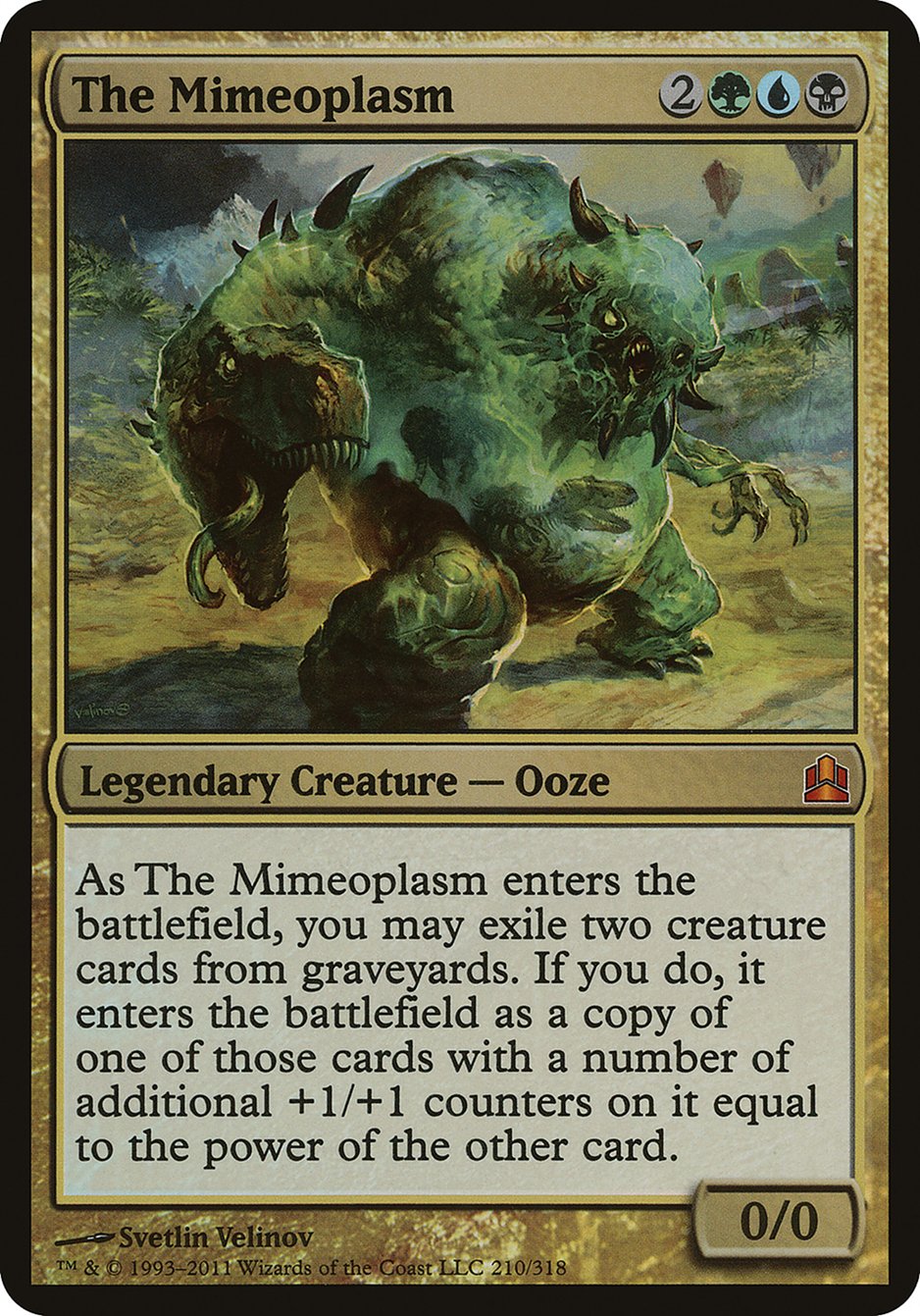 The Mimeoplasm (Oversized) [Commander 2011 Oversized] | Deep Dive Games St. Marys