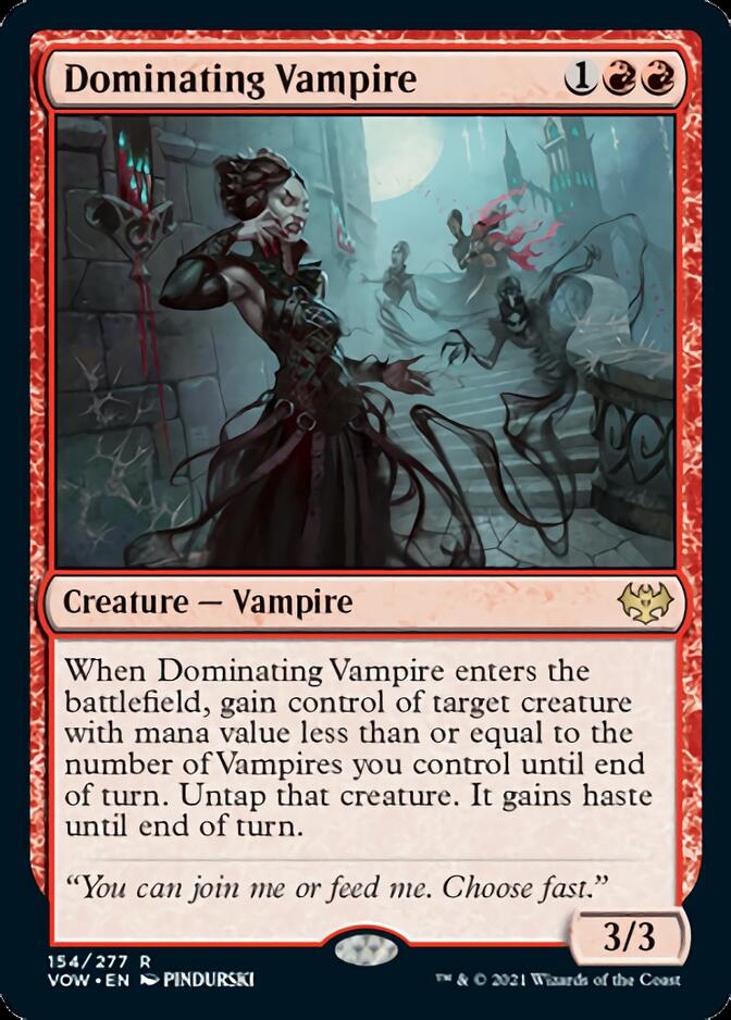 Dominating Vampire [Innistrad: Crimson Vow] | Deep Dive Games St. Marys