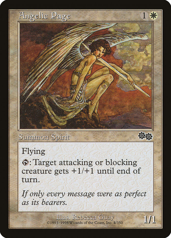 Angelic Page [Urza's Saga] | Deep Dive Games St. Marys