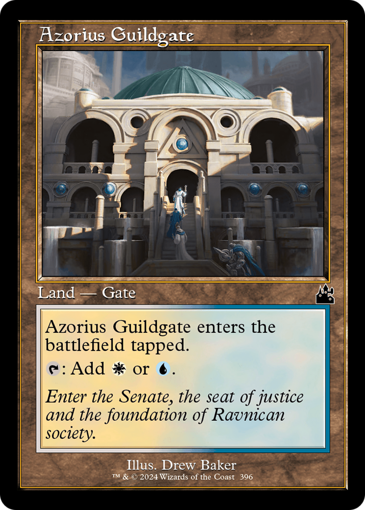 Azorius Guildgate (Retro Frame) [Ravnica Remastered] | Deep Dive Games St. Marys