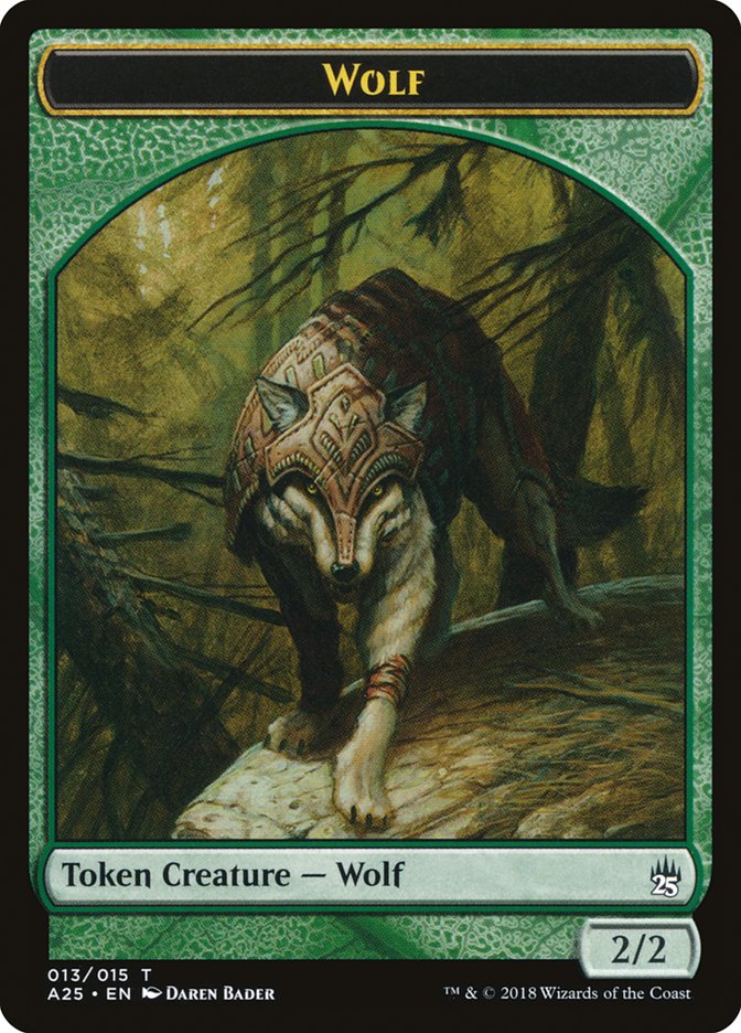 Wolf Token [Masters 25 Tokens] | Deep Dive Games St. Marys