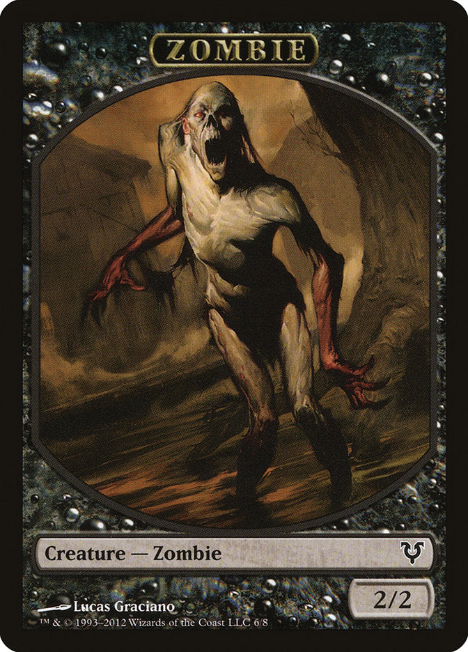 Zombie Token [Avacyn Restored Tokens] | Deep Dive Games St. Marys