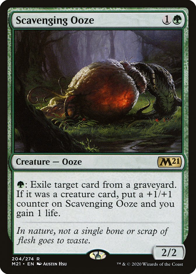 Scavenging Ooze [Core Set 2021] | Deep Dive Games St. Marys