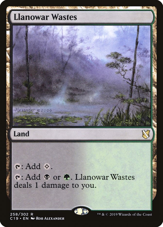 Llanowar Wastes [Commander 2019] | Deep Dive Games St. Marys