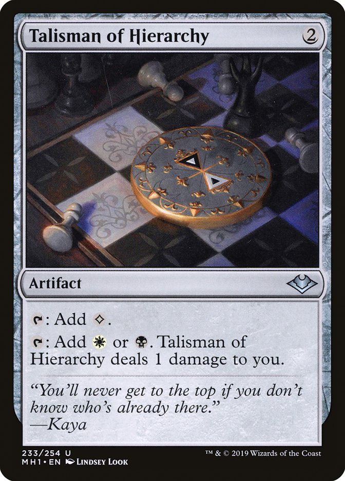 Talisman of Hierarchy [Modern Horizons] | Deep Dive Games St. Marys