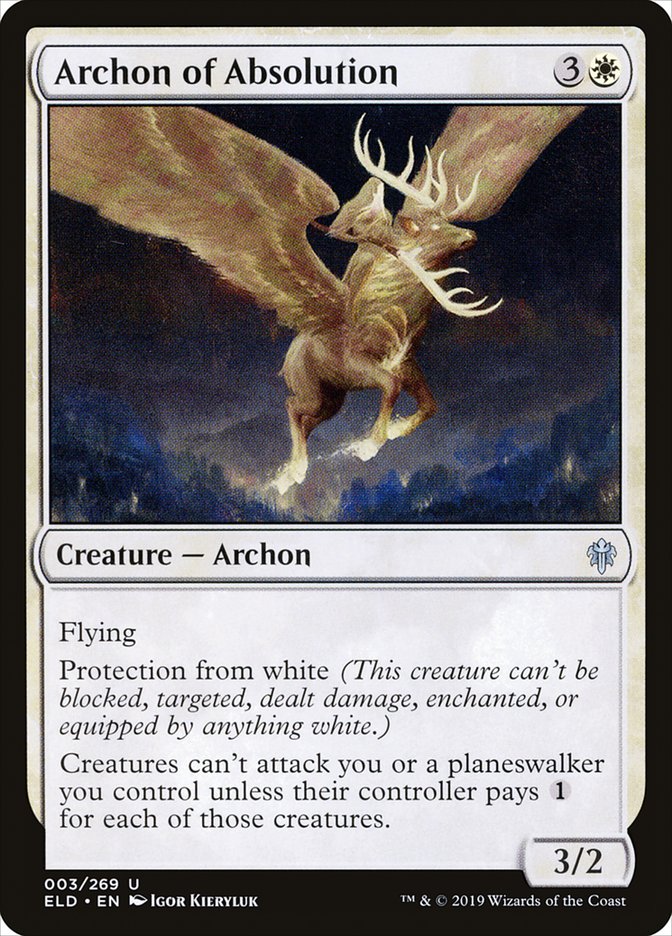 Archon of Absolution [Throne of Eldraine] | Deep Dive Games St. Marys