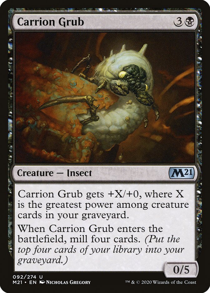 Carrion Grub [Core Set 2021] | Deep Dive Games St. Marys