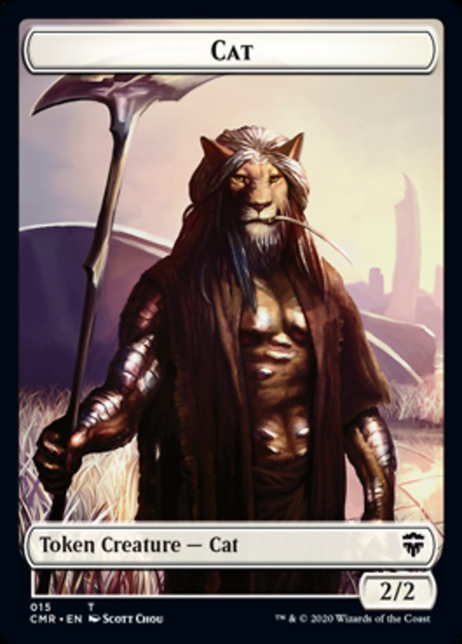 Cat // Soldier Double-Sided Token [Commander Legends Tokens] | Deep Dive Games St. Marys