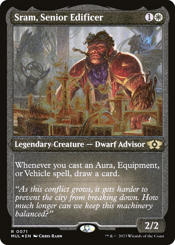 Sram, Senior Edificer (Foil Etched) [Multiverse Legends] | Deep Dive Games St. Marys