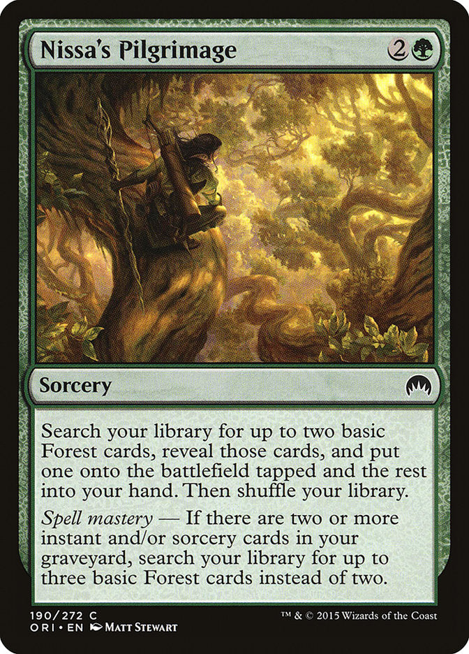 Nissa's Pilgrimage [Magic Origins] | Deep Dive Games St. Marys