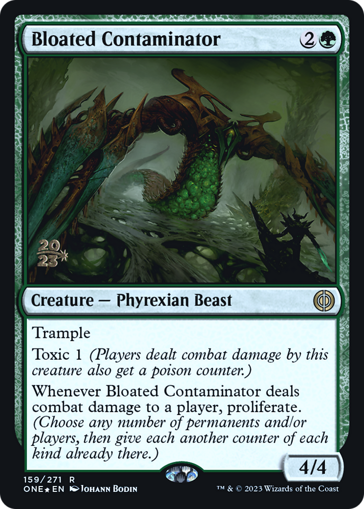 Bloated Contaminator [Phyrexia: All Will Be One Prerelease Promos] | Deep Dive Games St. Marys