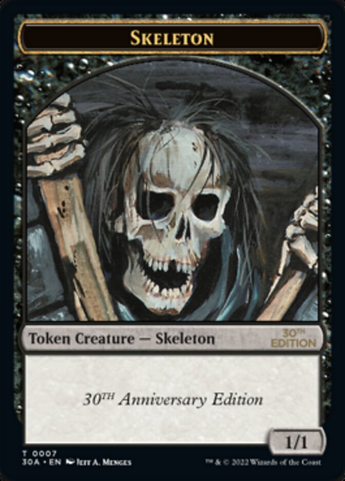 Skeleton Token [30th Anniversary Tokens] | Deep Dive Games St. Marys