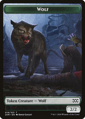 Copy // Wolf Double-Sided Token [Double Masters Tokens] | Deep Dive Games St. Marys