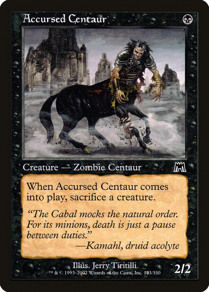 Accursed Centaur [Onslaught] | Deep Dive Games St. Marys