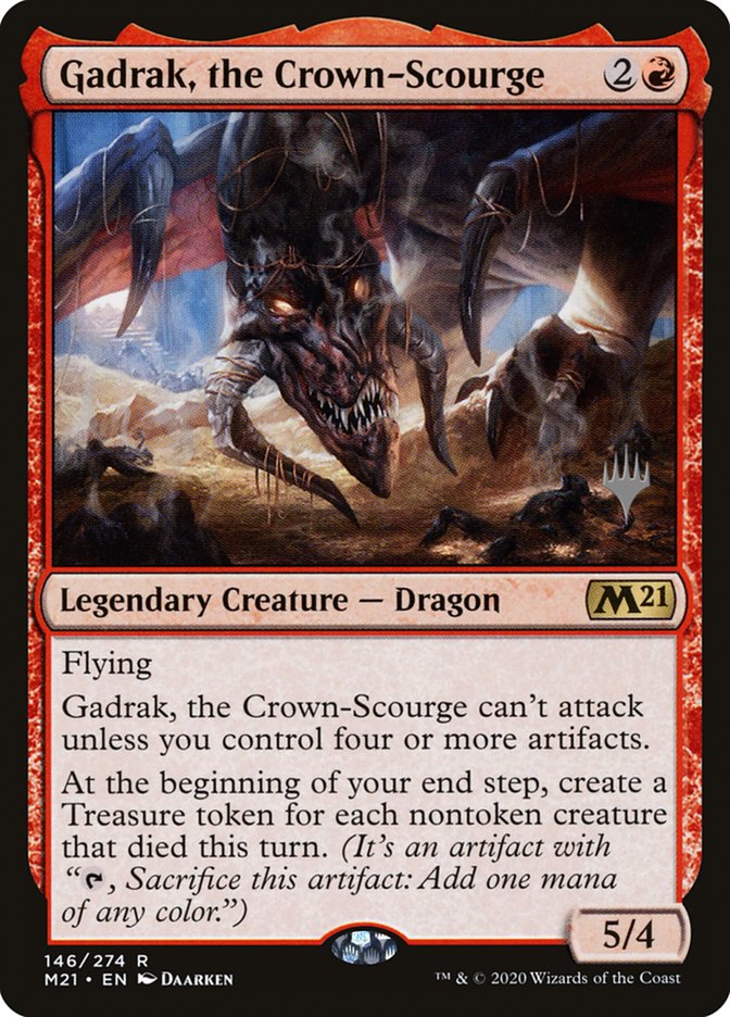 Gadrak, the Crown-Scourge (Promo Pack) [Core Set 2021 Promos] | Deep Dive Games St. Marys